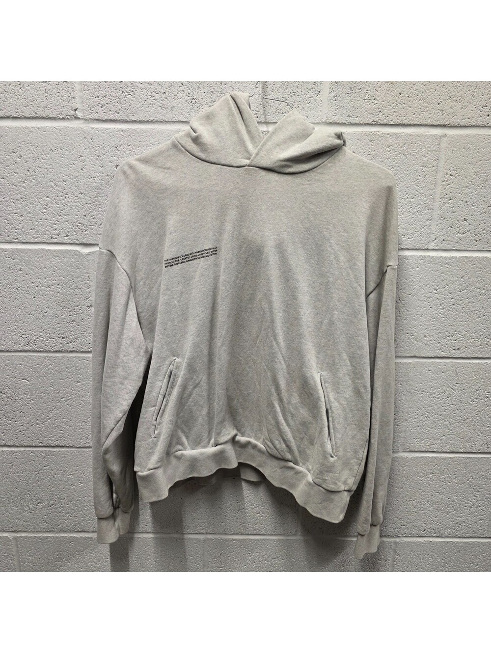 PANGAIA Pangaia Organic/Recycled Cotton Hoodie – Size M Gray 24x25